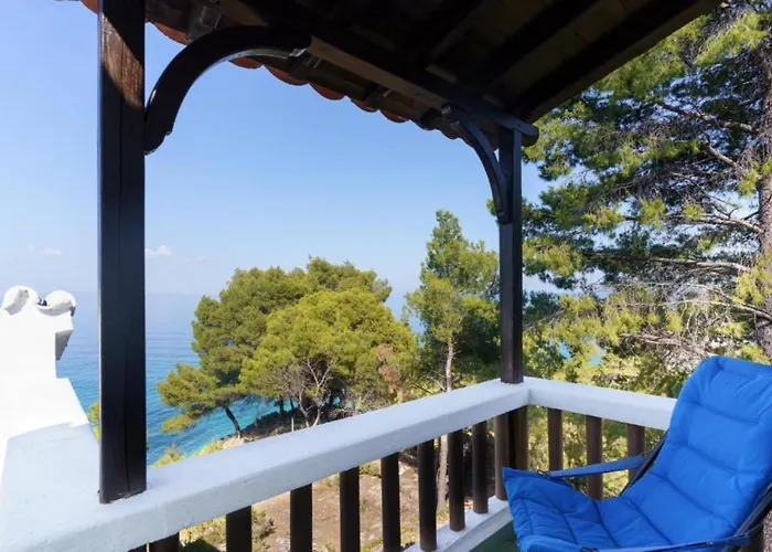 Blu: Beachfront With Amazing View * Vourvourou