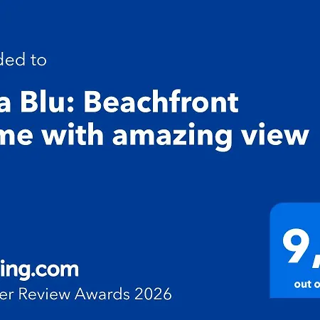 Villa Blu: Beachfront With Amazing View